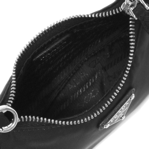 2 Prada Shoulder Bag Mini Bag Handbag Saffiano Black