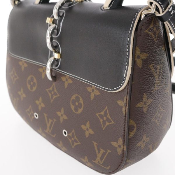 2 Louis Vuitton Monogram Chain It PM Shoulder Bag Brown