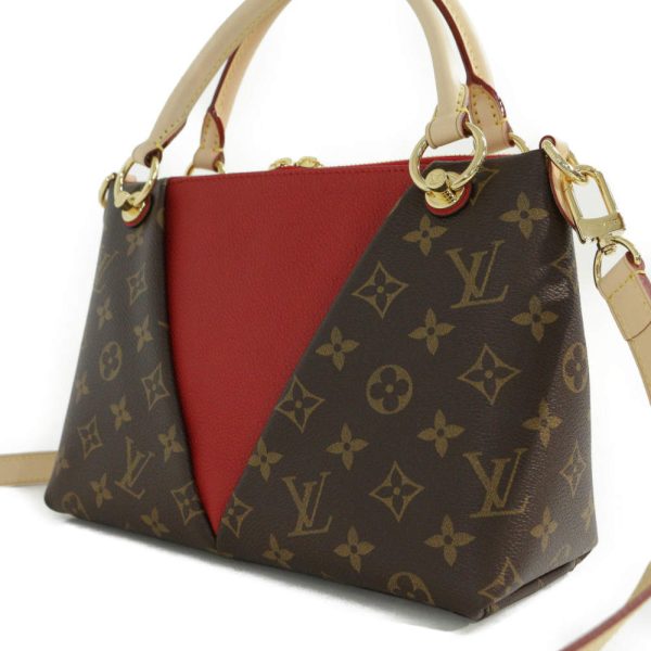 2 Louis Vuitton Monogram V Tote BB 2way Shoulder Bag Calf Leather Brown