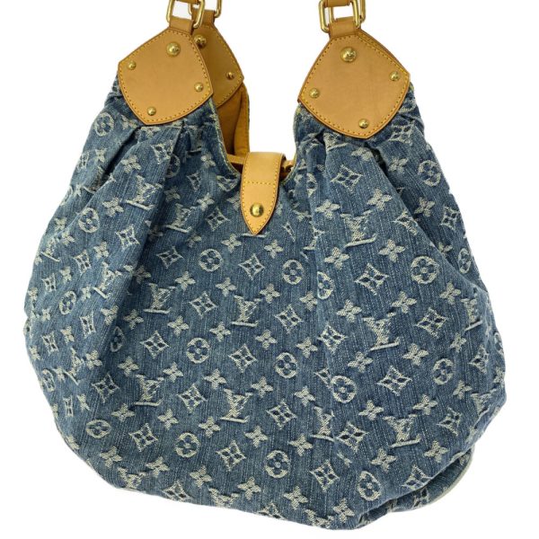 2 Louis Vuitton Monogram Denim Xl Shoulder Bag Indigo