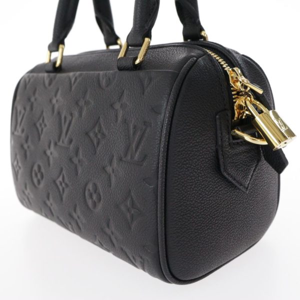2 Louis Vuitton Empreinte Speedy Bandouliere 20 Handbag Noir Black