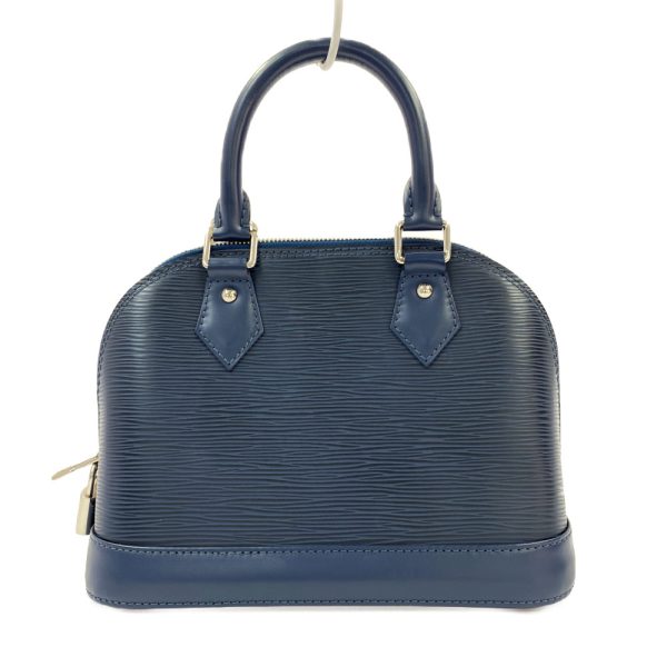 2 Louis Vuitton Epi Alma BB Handbag Andigo Blue