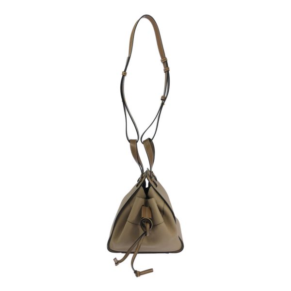 2 Loewe Hammock Drawstring Mini Handbag Greige
