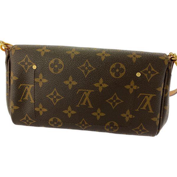 2 Louis Vuitton Monogram Favorite PM Shoulder Bag Brown