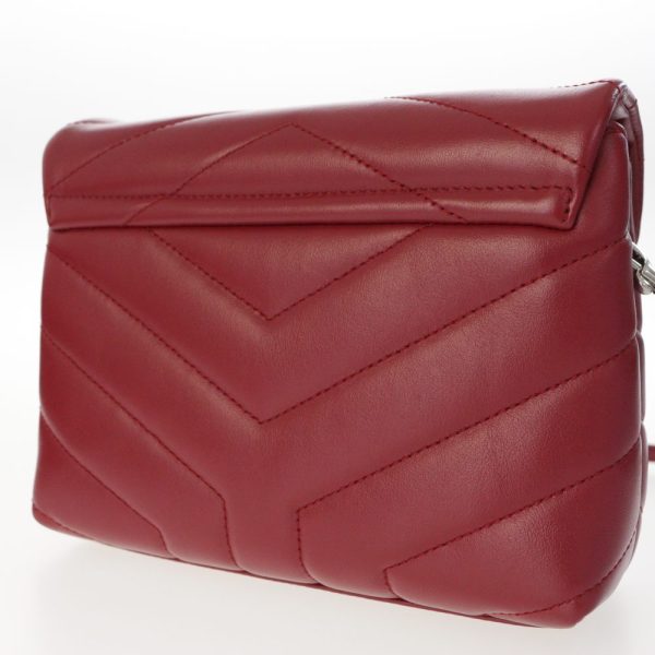 2 Saint Laurent Toy Lulu Shoulder Bag Clutch Red