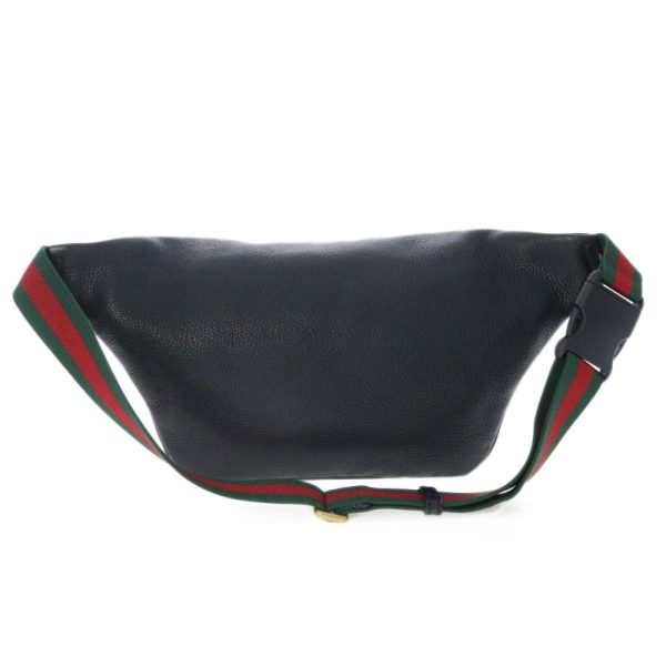 2 Gucci Leather Belt Bag Web Stripe Black