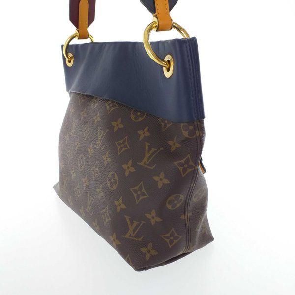 2 Louis Vuitton Monogram Tuile Leaf Busas Shoulder Bag Bordeaux