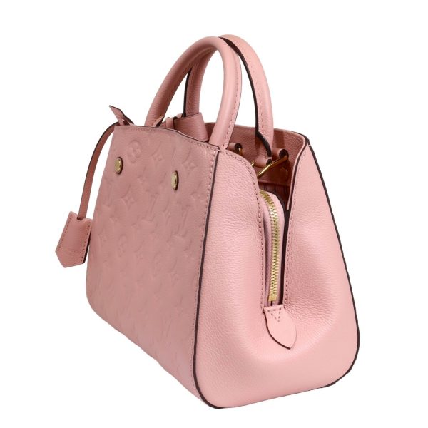 2 Louis Vuitton Montaigne Bb Handbag Monogram Empreinte Pink