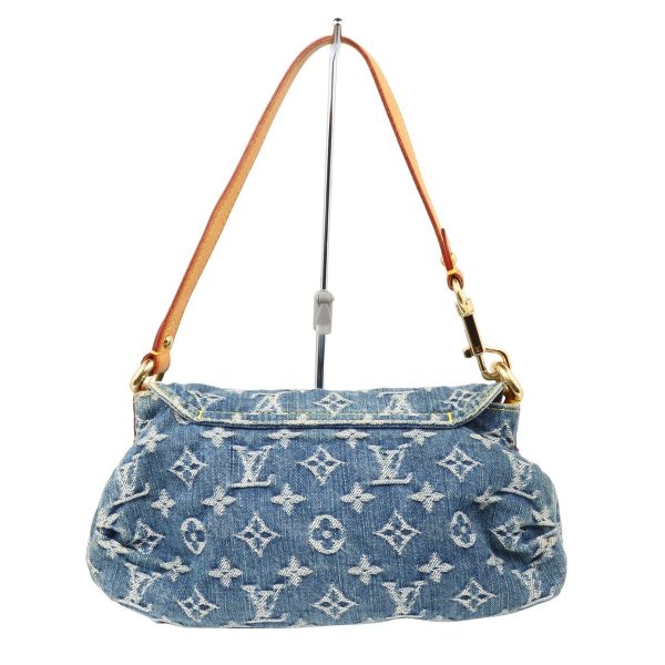 2 Louis Vuitton Mini Pleaty Shoulder Bag Monogram Denim Blue