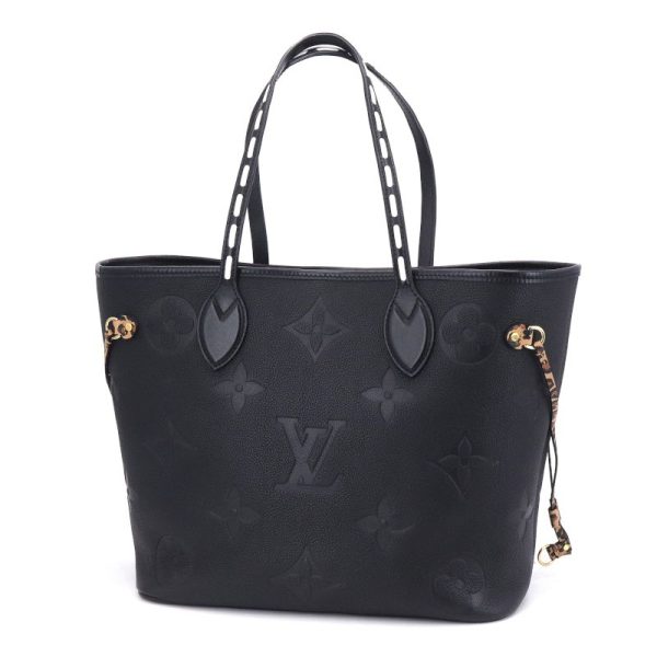 2 Louis Vuitton Neverfull MM Tote Bag Wild at Heart Black