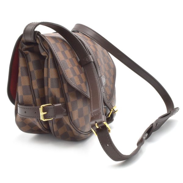 2 Louis Vuitton Saumur 30 Damier Ebene Shoulder Bag Brown