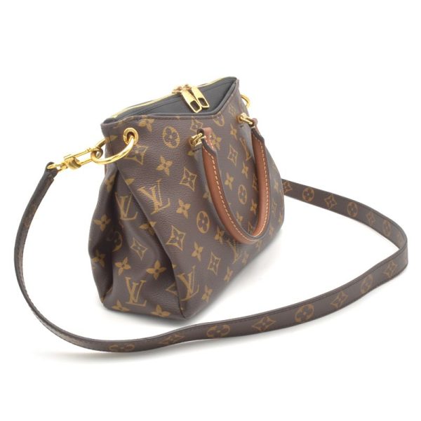 2 Louis Vuitton Pallas BB Calf Leather Shoulder Bag Brown