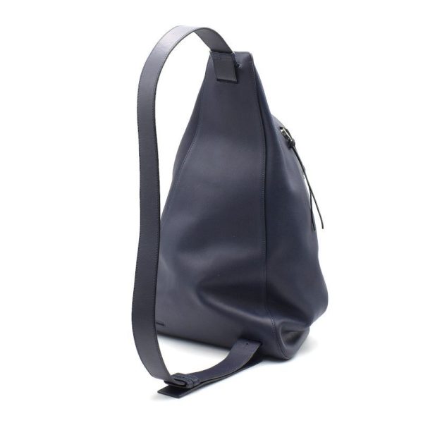 2 Loewe Anton Sling Calfskin Shoulder Bag Navy