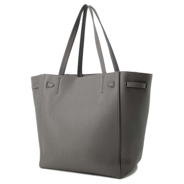 2 Celine Cabas Phantom Small Tote Bag Leather Gray