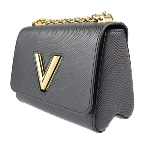 2 Louis Vuitton Twist PM Epi Leather Shoulder Bag Noir Black