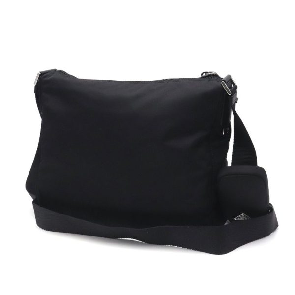 2 Prada Shoulder Bag Nylon Nero Black