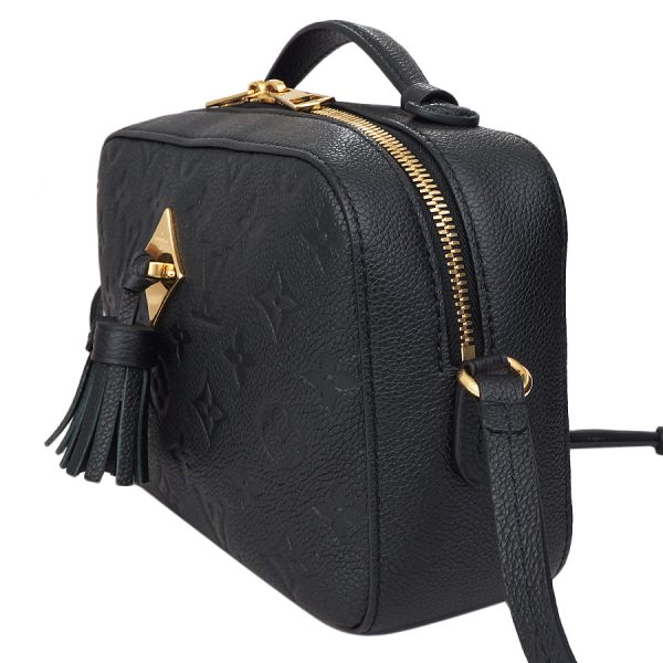 2 Louis Vuitton Saintonge Shoulder Bag Empreinte Leather Noir Black