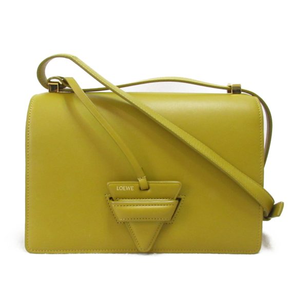 2100301131019 2 Loewe Barcelona Shoulder Bag Calfskin Yellow Mustard