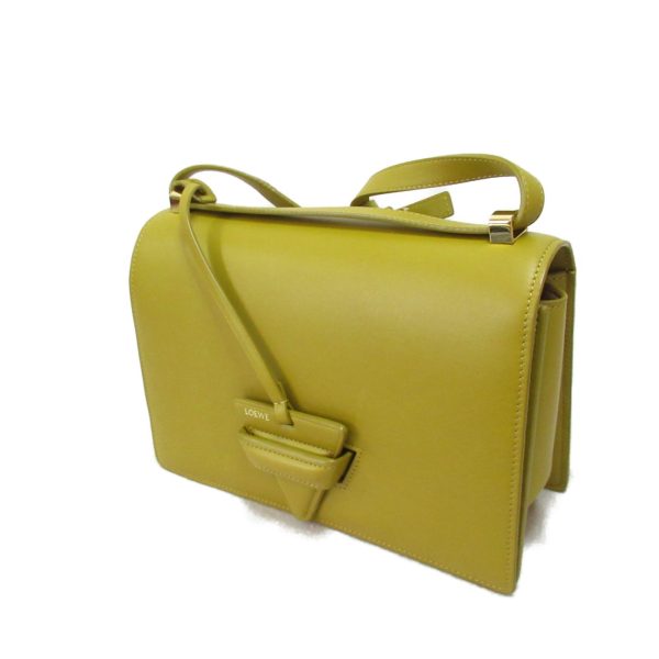 2100301131019 4 Loewe Barcelona Shoulder Bag Calfskin Yellow Mustard