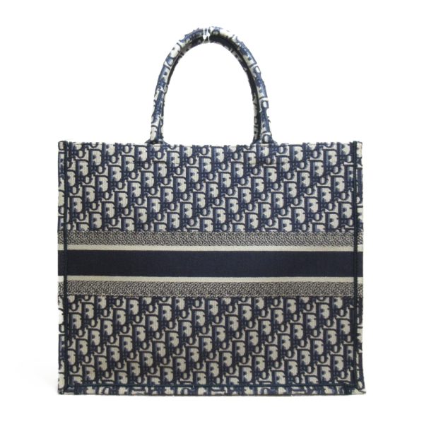 2101217492041 3 Dior Book Tote Bag Canvas Mens Womens Navy