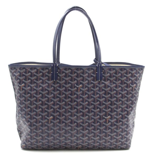 2101217761277 3 Goyard Saint Louis PM Tote Bag Navy