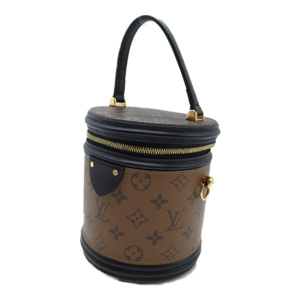 2101217772617 4 Louis Vuitton Cannes Handbag PVC Coated Canvas Monogram Reverse Womens Brown