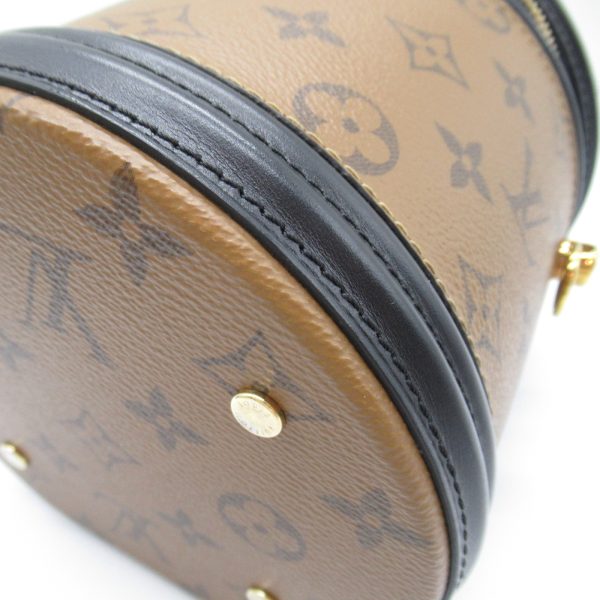 2101217772617 7 Louis Vuitton Cannes Handbag PVC Coated Canvas Monogram Reverse Womens Brown