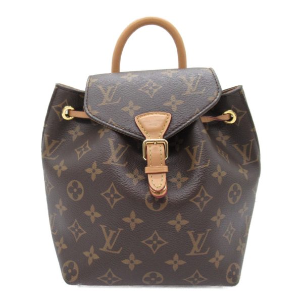 2101217786249 3 Louis Vuitton Montsouris NM BB Rucksack Backpack Bag Coated Canvas Monogram Brown