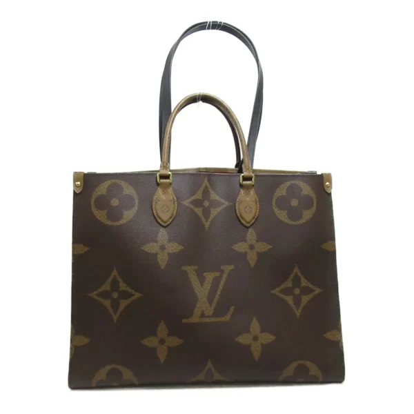 2101217787536 2 Louis Vuitton On the Go GM Canvas Shoulder Bag Brown