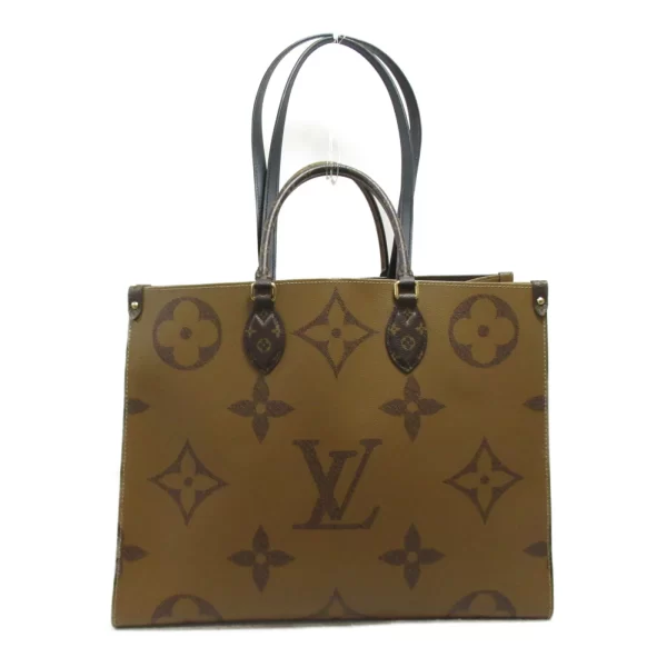 2101217787536 3 Louis Vuitton On the Go GM Canvas Shoulder Bag Brown