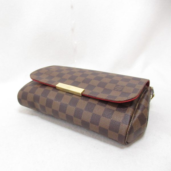 2101217828345 5 Louis Vuitton Favorite MM Shoulder Bag Coated Canvas Damier Brown