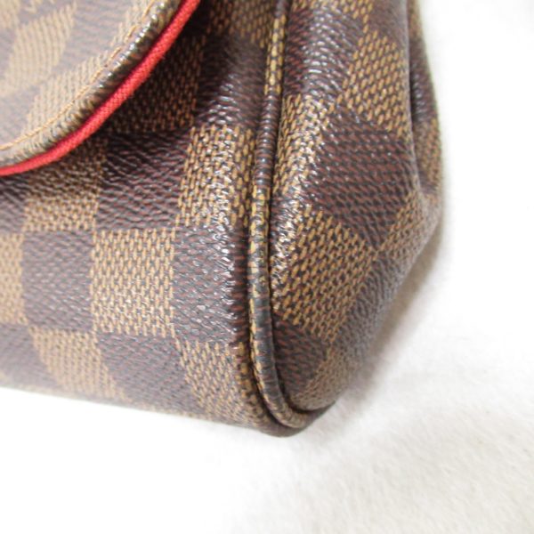 2101217828345 6 Louis Vuitton Favorite MM Shoulder Bag Coated Canvas Damier Brown
