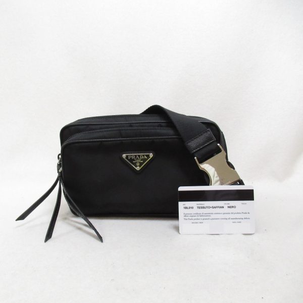 2101217834391 2 Prada Waist Bag Body Bag Nylon Black