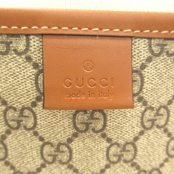 2101217835817 7 Gucci GG Supreme Sherry Line Tote Bag BrownBeige