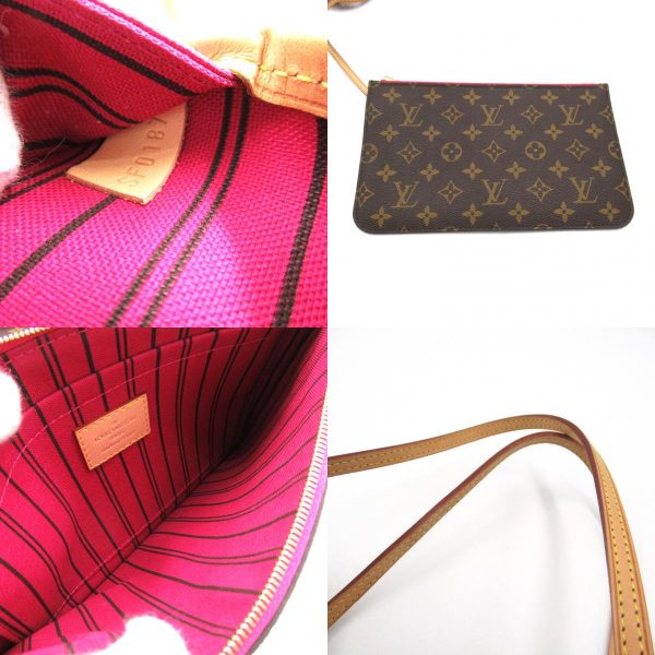 2101217841436 9c Louis Vuitton Neverfull MM Tote Bag Brown