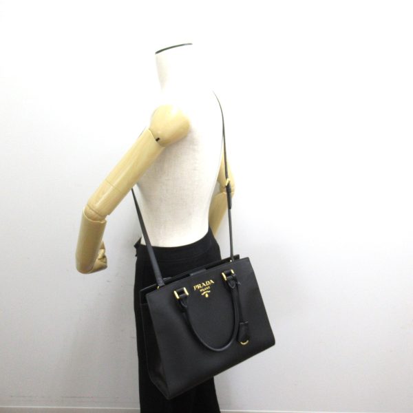 2101217842105 5 Prada 2 Way Tote Bag Black