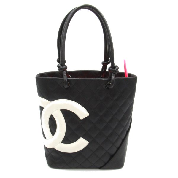 2101217842150 1 Chanel Cambon Line Medium Tote Bag BlackWhite