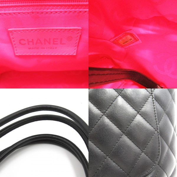 2101217842150 9c Chanel Cambon Line Medium Tote Bag BlackWhite