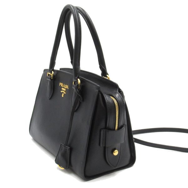 2101217842976 3 Prada 2 way shoulder bag Black