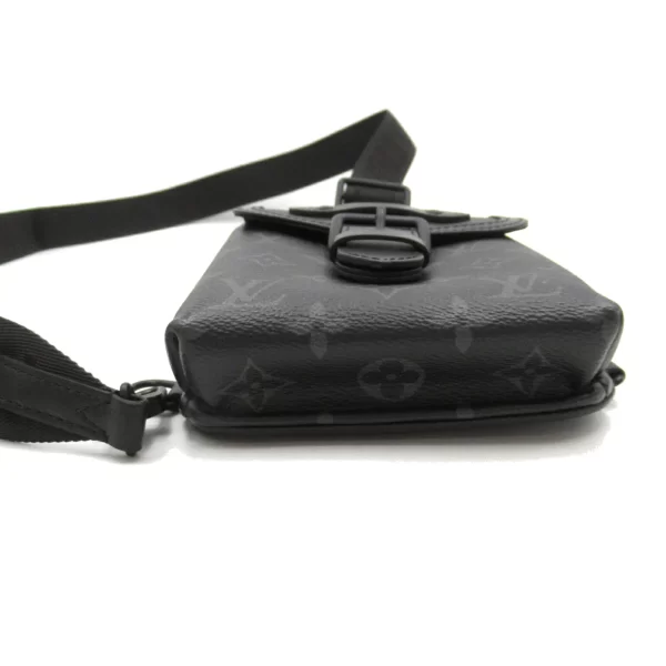2101217845694 4 Louis Vuitton Saumur Sling Canvas Waist Bag Black