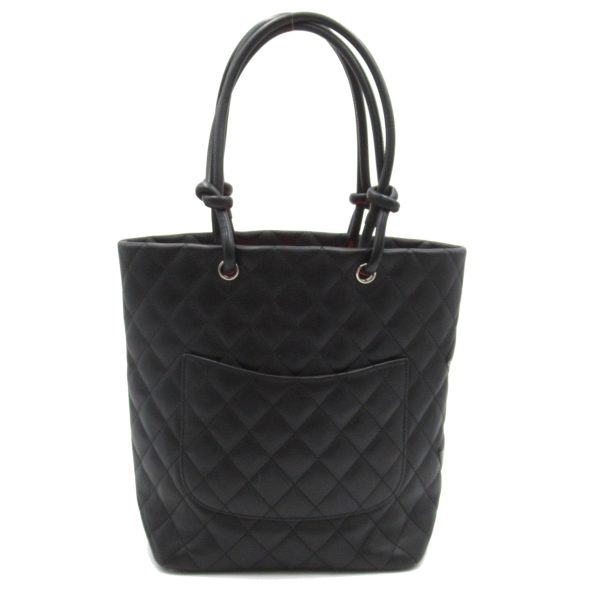 2101217845878 2 Chanel Cambon Line Medium Tote Bag Black