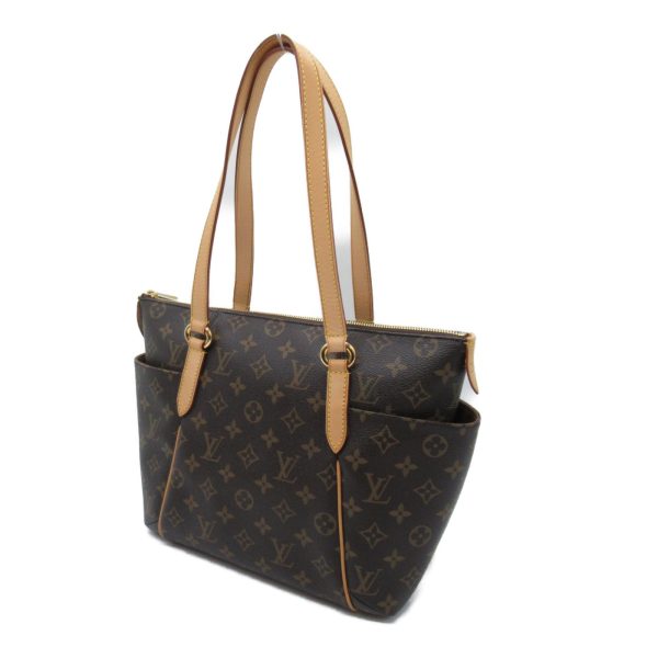 2101217850759 4 Louis Vuitton Womens Totally PM Tote Bag PVC Coated Canvas Monogram Brown