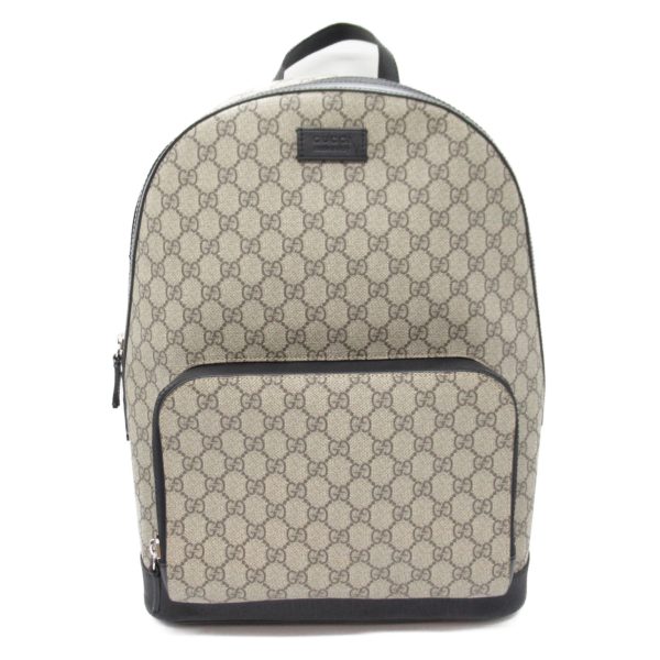 2101217871198 1 Gucci Rucksack Backpack Bag GG Canvas Beige Black