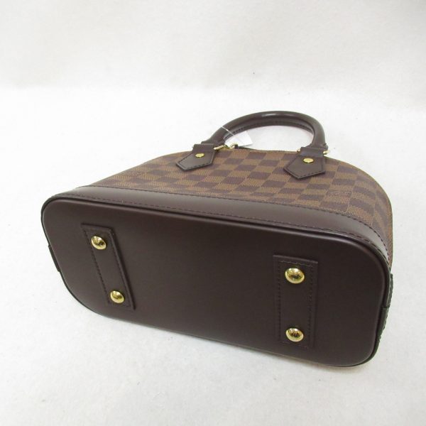 2101217882323 10 Louis Vuitton Alma BB 2way Shoulder Bag Coated Canvas Damier Brown
