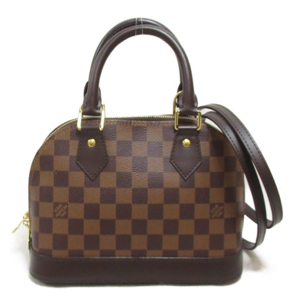 2101217882323 3 Louis Vuitton Alma BB 2way Shoulder Bag Coated Canvas Damier Brown