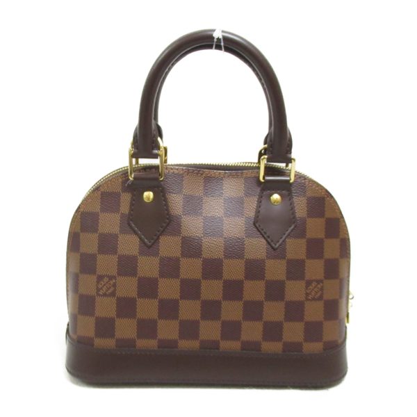 2101217882323 4 Louis Vuitton Alma BB 2way Shoulder Bag Coated Canvas Damier Brown