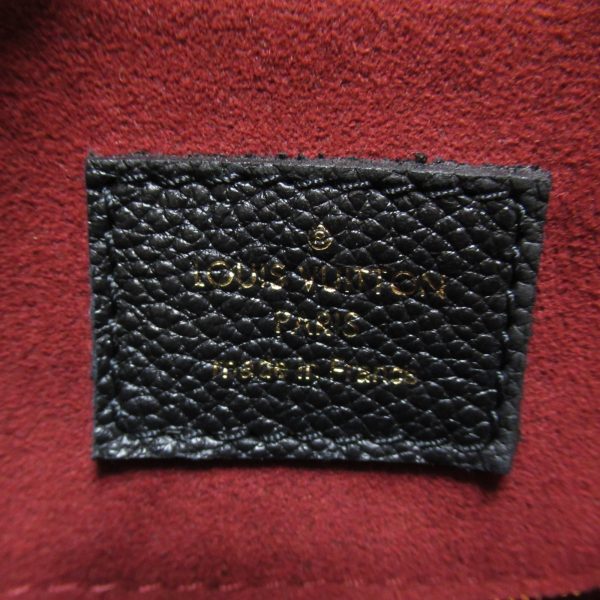 2101217882576 11 Louis Vuitton Speedy Bandouliere 25 2way Shoulder Bag Leather Monogram Empreinte Black Beige