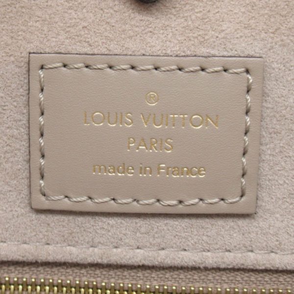 2101217882835 9 Louis Vuitton On the Go MM Tote Bag Leather Monogram Empreinte Gray