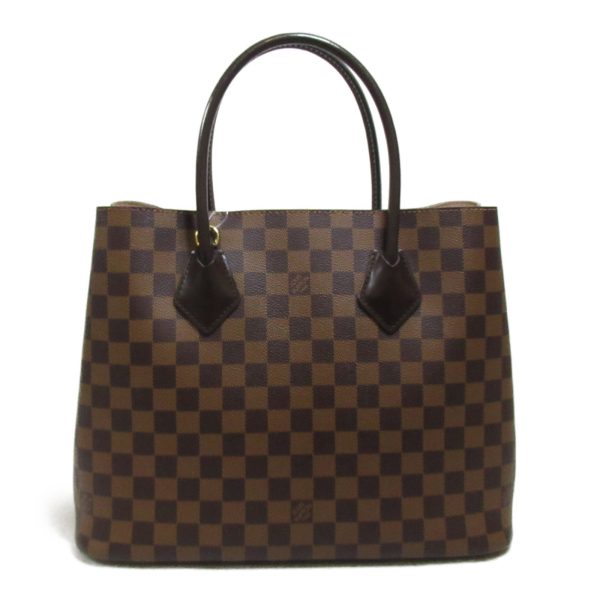 2101217883931 3 Louis Vuitton Kensington Shoulder Bag Coated Canvas Damier Black