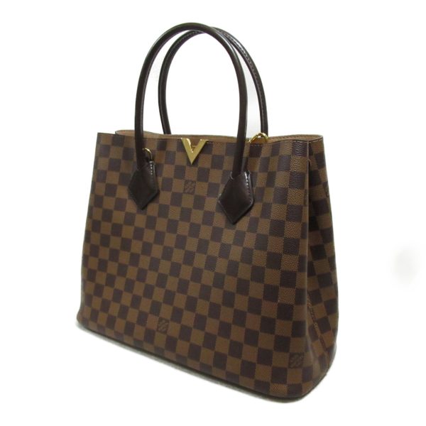 2101217883931 4 Louis Vuitton Kensington Shoulder Bag Coated Canvas Damier Black